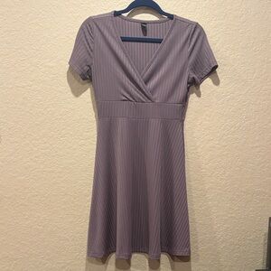 SHEIN Lavender Mini Dress